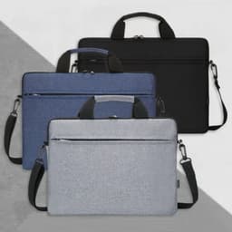 image-13.3 14 15.6 inch Ultra Thin Laptop Handbag Sleeve Case Notebook Cover Pouch Shoulder Bag For Lenovo HP Dell Asus Samsung