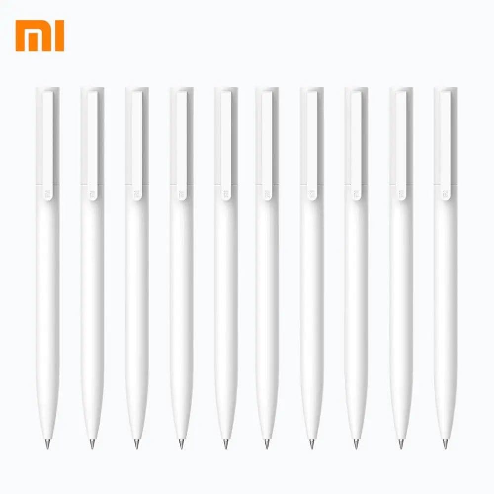 image-Original Xiaomi Mijia Gel Pen MI Pen 0.5mm Signing Pen PREMEC Smooth Switzerland Refill MiKuni Japan Ink (Black/Blue) Best Gift