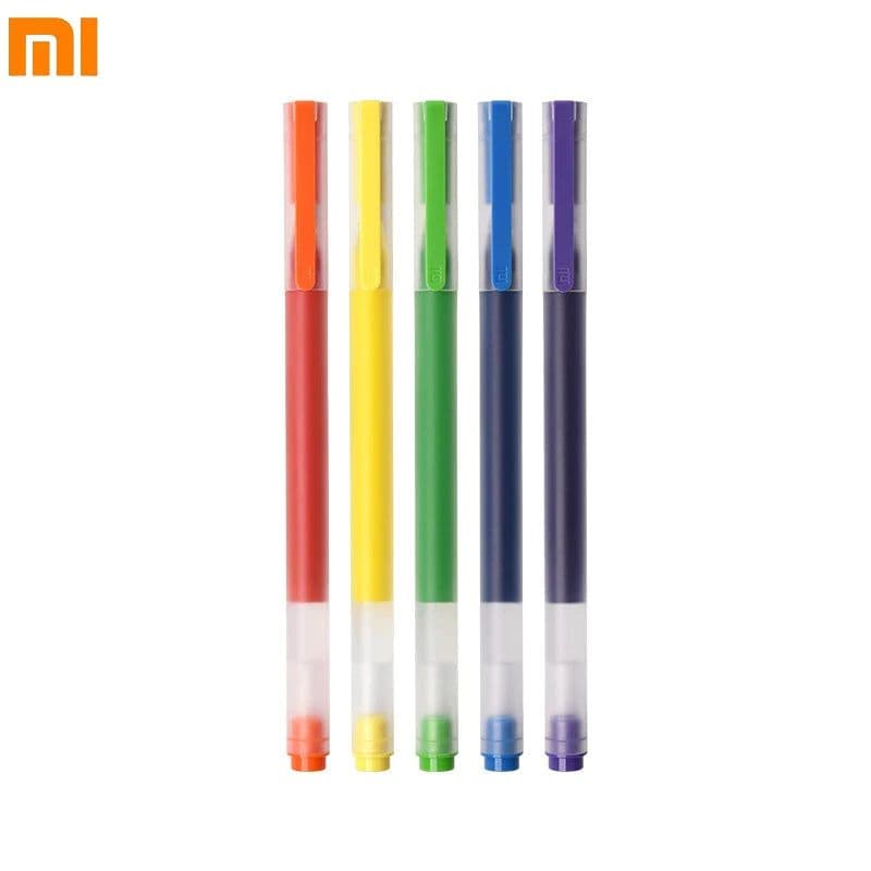 image-Original Xiaomi Mijia Gel Pen MI Pen 0.5mm Signing Pen PREMEC Smooth Switzerland Refill MiKuni Japan Ink (Black/Blue) Best Gift