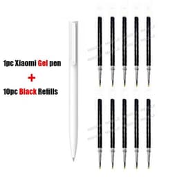 image-Original Xiaomi Mijia Gel Pen MI Pen 0.5mm Signing Pen PREMEC Smooth Switzerland Refill MiKuni Japan Ink (Black/Blue) Best Gift