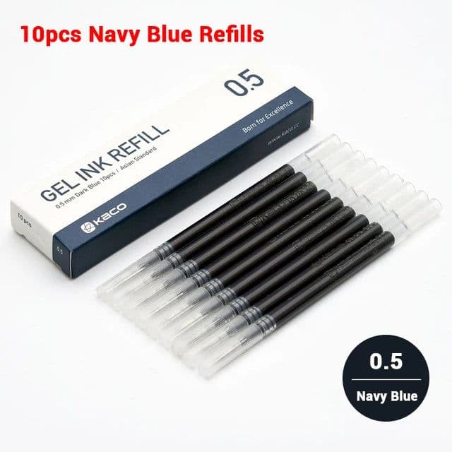 image-Original Xiaomi Mijia Gel Pen MI Pen 0.5mm Signing Pen PREMEC Smooth Switzerland Refill MiKuni Japan Ink (Black/Blue) Best Gift