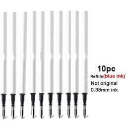 image-Original Xiaomi Mijia Gel Pen MI Pen 0.5mm Signing Pen PREMEC Smooth Switzerland Refill MiKuni Japan Ink (Black/Blue) Best Gift