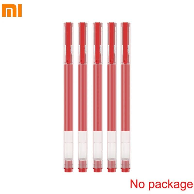 image-Original Xiaomi Mijia Gel Pen MI Pen 0.5mm Signing Pen PREMEC Smooth Switzerland Refill MiKuni Japan Ink (Black/Blue) Best Gift