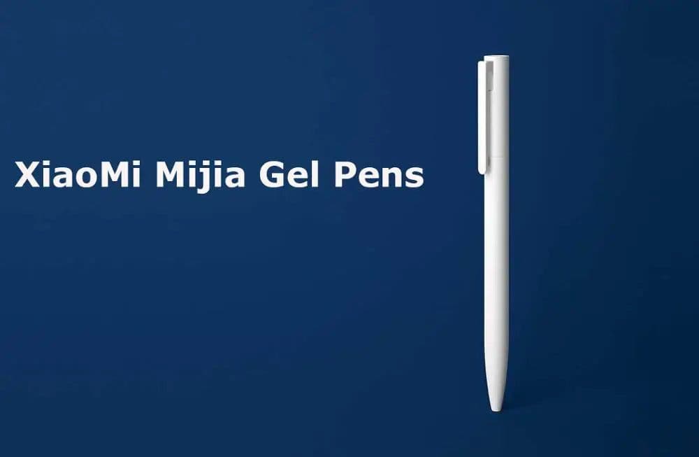 image-Original Xiaomi Mijia Gel Pen MI Pen 0.5mm Signing Pen PREMEC Smooth Switzerland Refill MiKuni Japan Ink (Black/Blue) Best Gift