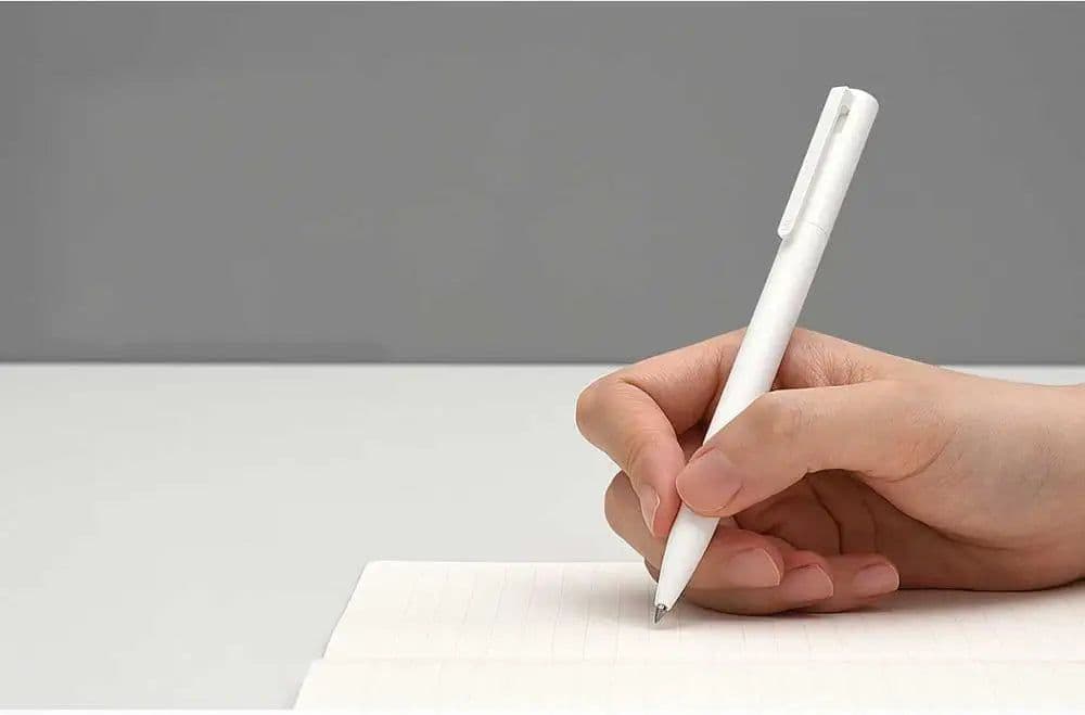 image-Original Xiaomi Mijia Gel Pen MI Pen 0.5mm Signing Pen PREMEC Smooth Switzerland Refill MiKuni Japan Ink (Black/Blue) Best Gift