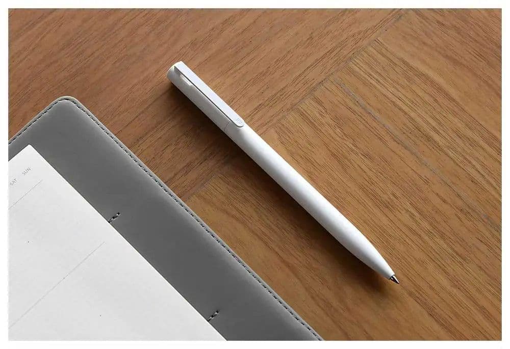 image-Original Xiaomi Mijia Gel Pen MI Pen 0.5mm Signing Pen PREMEC Smooth Switzerland Refill MiKuni Japan Ink (Black/Blue) Best Gift