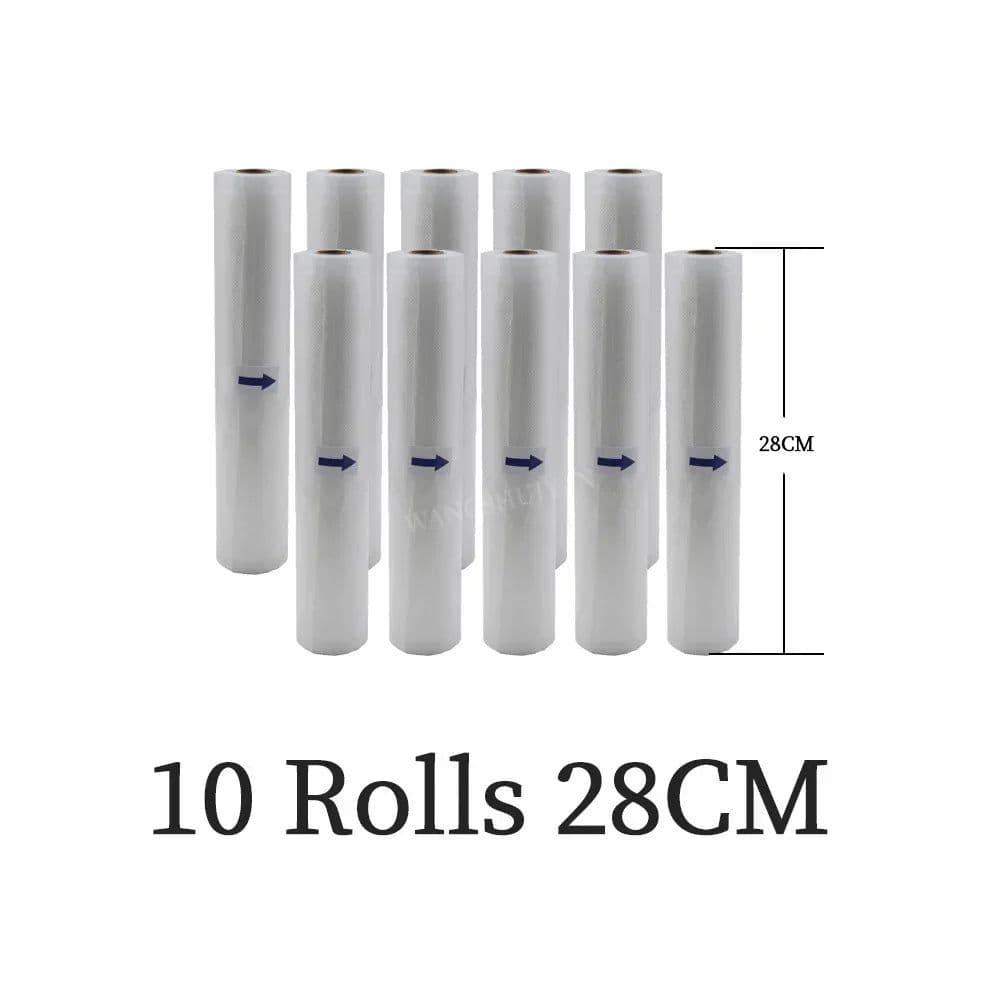image-Vacuum Food Preservation Bag Bags For Food Foil BPA-Free Bags Roll For Saver Vacuum Bags For Food 12+15+20+25+28cm*500cm
