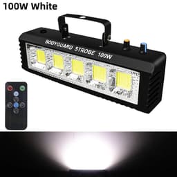 image-ALIEN RGB White DJ Disco Strobe Lights 40W 60W 80W 100W Remote Control Sound Flash Party Wedding Holiday Stage Lighting Effect