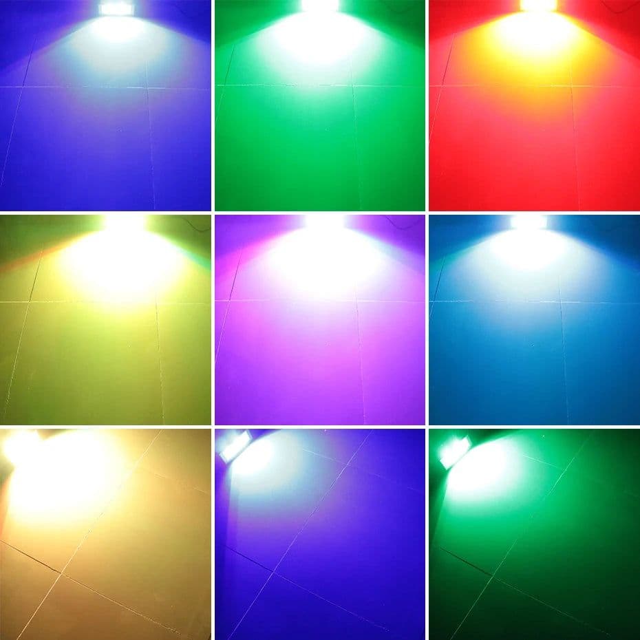 image-ALIEN RGB White DJ Disco Strobe Lights 40W 60W 80W 100W Remote Control Sound Flash Party Wedding Holiday Stage Lighting Effect