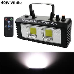 image-ALIEN RGB White DJ Disco Strobe Lights 40W 60W 80W 100W Remote Control Sound Flash Party Wedding Holiday Stage Lighting Effect