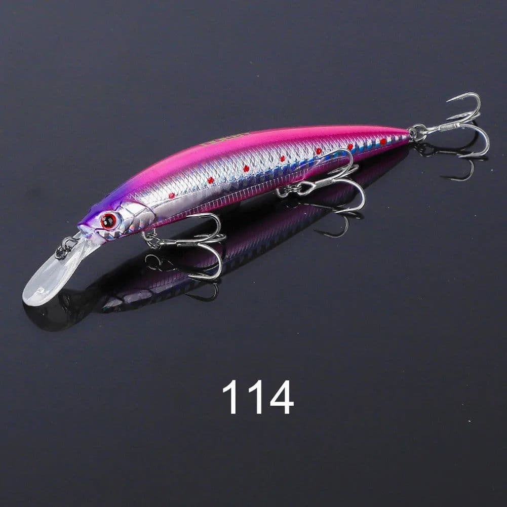 image-NOEBY Sinking Minnow Fishing Lures 110mm 32g Wobblers Jerkbait Artificial Hard Bait Sea Bass Saltwater Tackle Fishing Lure