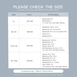 image-Waterproof Laptop Bag 11 12 13.3 14 15 15.6Inch Case For MacBook Air 13 Pro M1 Notebook Sleeve Huawei Xiaomi Cover Accessories