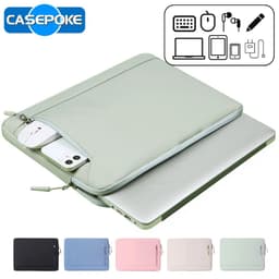 image-CASEPOKE Laptop Sleeve Case 13.3 14.6 15.6 Inch Notebook Bag Tablet Waterproof Case For MacBook Air Pro Lenovo Hp Dell Men Women