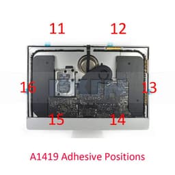 image-10Sets/Lot NEW A1419 A2115 LCD Display Tape Adhesive Repair kit for iMac 27" Adhesive Strip Glue Foam Sticker 2012-2019 Year