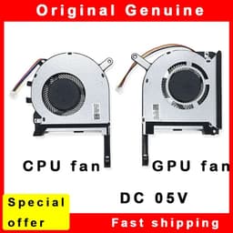 image-New Original CPU GPU Laptop Cooling Fan for ASUS FX705 FX705G FX705GM FX86 FX86SM FX505 FX505D FX505DU FX95G FX95D FX96G