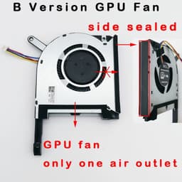 image-New Original CPU GPU Laptop Cooling Fan for ASUS FX705 FX705G FX705GM FX86 FX86SM FX505 FX505D FX505DU FX95G FX95D FX96G