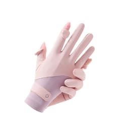 image-OhSunny Summer Light Breathable Sunscreen Driving Gloves New Tech Ceramic Fabric UPF 2000+ Anti UV Slip For Outdoor Cycling