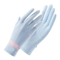 image-OhSunny Summer Light Breathable Sunscreen Driving Gloves New Tech Ceramic Fabric UPF 2000+ Anti UV Slip For Outdoor Cycling