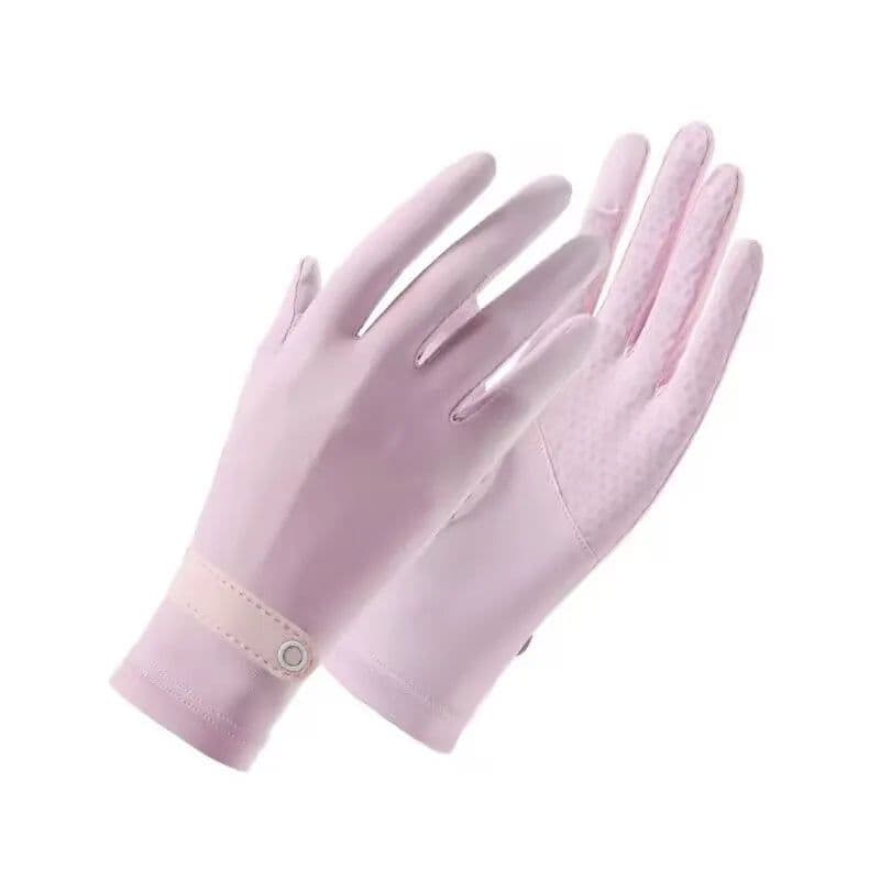 image-OhSunny Summer Light Breathable Sunscreen Driving Gloves New Tech Ceramic Fabric UPF 2000+ Anti UV Slip For Outdoor Cycling