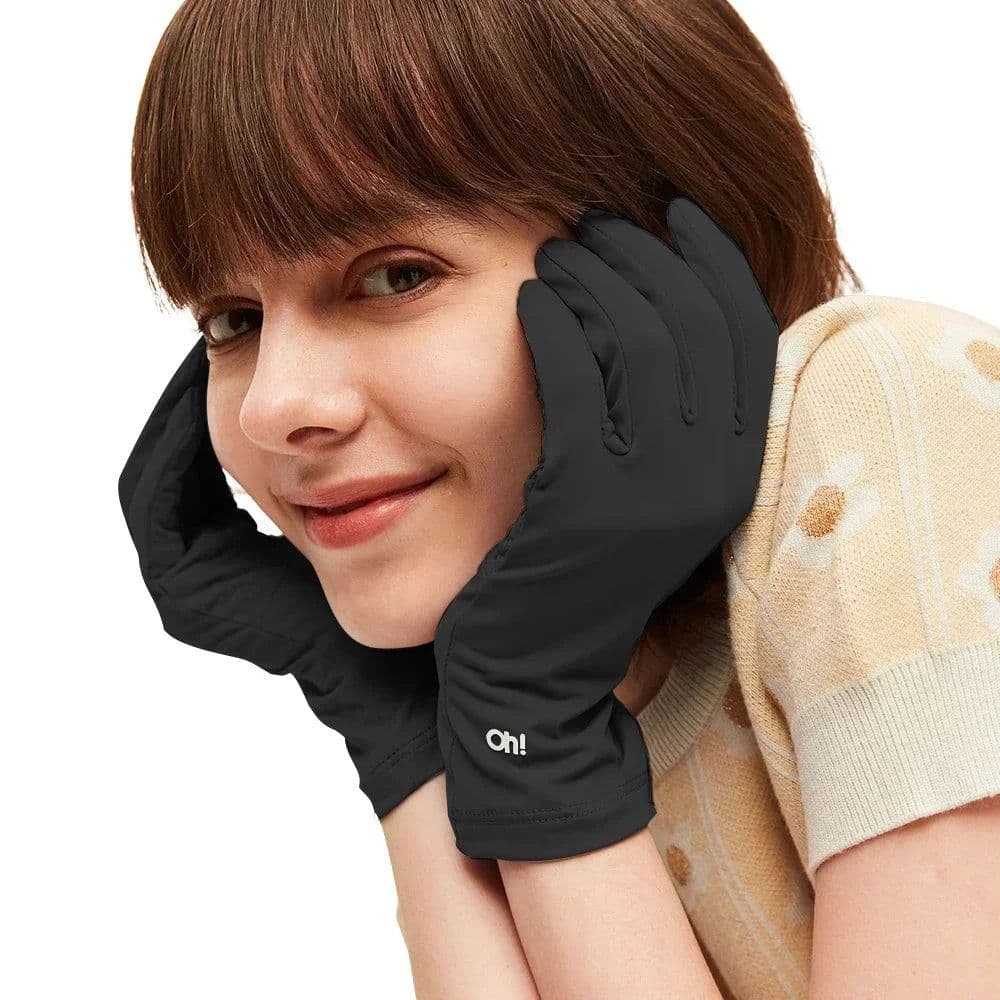 image-OhSunny Summer Light Breathable Sunscreen Driving Gloves New Tech Ceramic Fabric UPF 2000+ Anti UV Slip For Outdoor Cycling