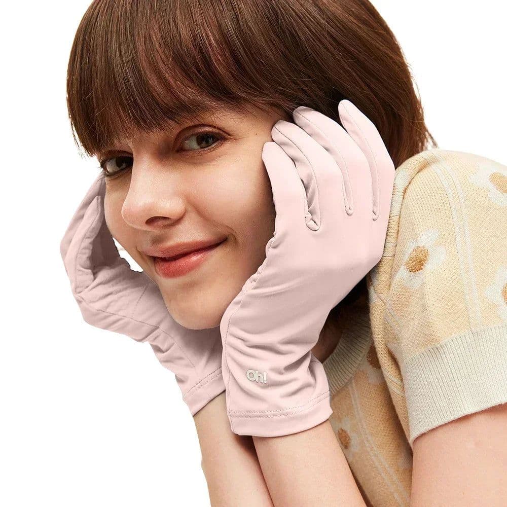 image-OhSunny Summer Light Breathable Sunscreen Driving Gloves New Tech Ceramic Fabric UPF 2000+ Anti UV Slip For Outdoor Cycling