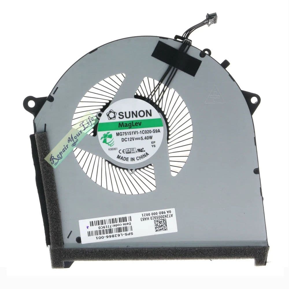 image-TPN-C144 Computer CPU GPU Cooling Fans For HP OMEN 17-CB 17-CB0066TX RTX2080 PC Cooler Fan L62866 L62864 L57367-001 MG75151V1