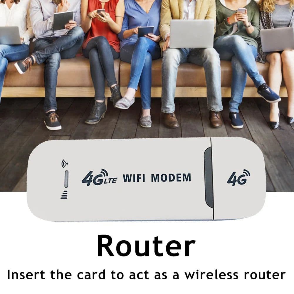 image-4G LTE Wireless USB Dongle 150Mbps Modem Stick WiFi Adapter 4G Card Router USB 150Mbps Modem Stick Portable Wireless WiFi Adapte