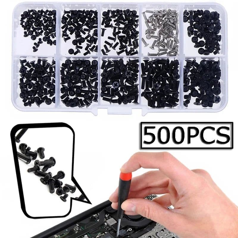 image-500PCS Laptop Notebook Computer Repair Screws Kit for Lenovo Samsung HP IBM Hard Disk SATA Computer Notebook Laptop Screws