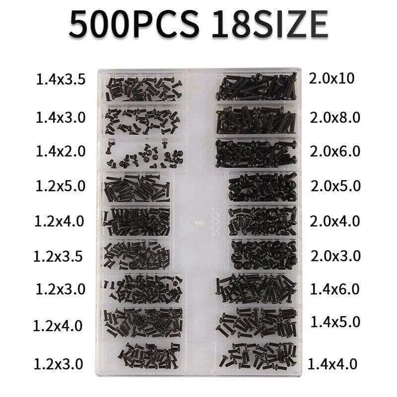 image-500PCS Laptop Notebook Computer Repair Screws Kit for Lenovo Samsung HP IBM Hard Disk SATA Computer Notebook Laptop Screws