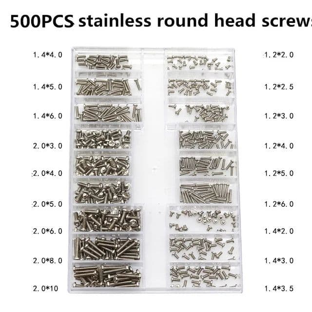 image-500PCS Laptop Notebook Computer Repair Screws Kit for Lenovo Samsung HP IBM Hard Disk SATA Computer Notebook Laptop Screws