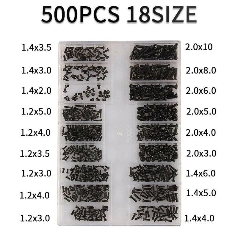 image-500PCS Laptop Notebook Computer Repair Screws Kit for Lenovo Samsung HP IBM Hard Disk SATA Computer Notebook Laptop Screws