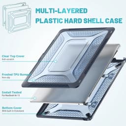 image-For Macbook Pro 13 Inch A2338 M2 M1 Laptop Replace Cover A2289 A2159 A1706 A1989 A1708 MAC Military Shockproof Protective Cases