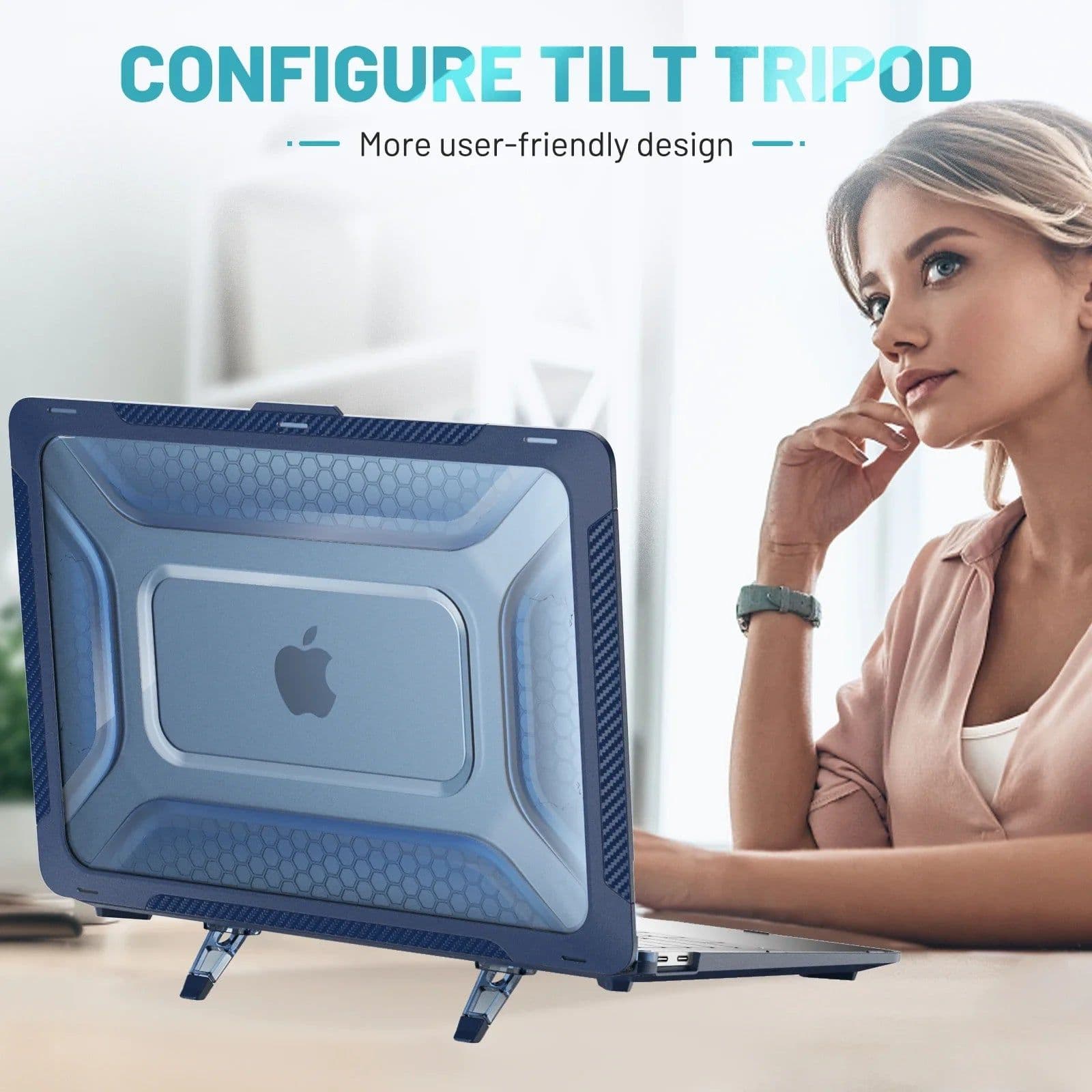 image-For Macbook Pro 13 Inch A2338 M2 M1 Laptop Replace Cover A2289 A2159 A1706 A1989 A1708 MAC Military Shockproof Protective Cases