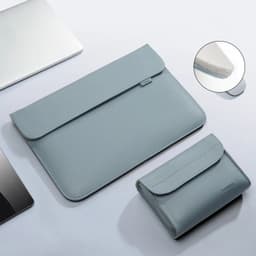 image-Pu Leather Laptop Bag Sleeve Bag Case For Macbook Air Pro 13 16 Notebook Cover For Xiaomi Huawei Dell HP ASUS 14 15.4 15.6 inch