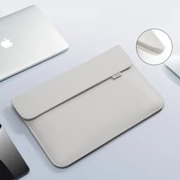 image-Pu Leather Laptop Bag Sleeve Bag Case For Macbook Air Pro 13 16 Notebook Cover For Xiaomi Huawei Dell HP ASUS 14 15.4 15.6 inch
