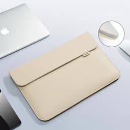 image-Pu Leather Laptop Bag Sleeve Bag Case For Macbook Air Pro 13 16 Notebook Cover For Xiaomi Huawei Dell HP ASUS 14 15.4 15.6 inch