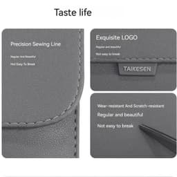 image-Pu Leather Laptop Bag Sleeve Bag Case For Macbook Air Pro 13 16 Notebook Cover For Xiaomi Huawei Dell HP ASUS 14 15.4 15.6 inch