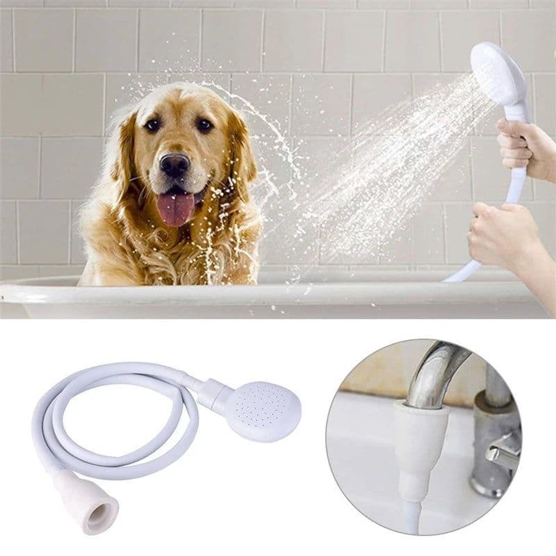 image-Pet Bathing Shower Dog Cat Multifunctional Shower Easy Bathing Garden Sprayer Pet Cleaning Grooming Tools Supplies 1.3m Extender
