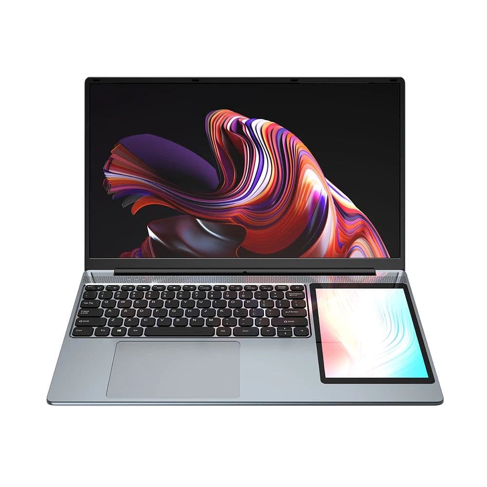 image-Topton L10 Dual Screen Laptop 15.6 Inch IPS + 7'' Touch 12th Gen Intel N100 Max 32G DDR4 2T SSD Slim Office Notebook PC Computer