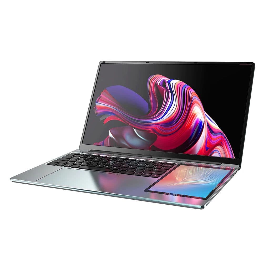image-Topton L10 Dual Screen Laptop 15.6 Inch IPS + 7'' Touch 12th Gen Intel N100 Max 32G DDR4 2T SSD Slim Office Notebook PC Computer