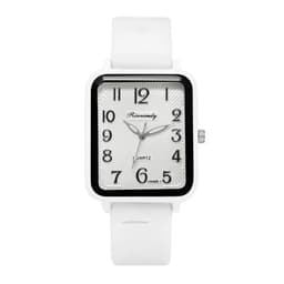 image-Fashion Lady Hot Sales Brands Watches Leisure Rectangle Digital Simple Women Quartz Watch Sports Silicone Strap Ladies Clock