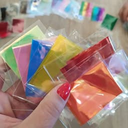 image-50pcs/Lo Holographic Transfer Foil Stickers 4*20cm Random Decals 30pc Flower Transferring Wraps Slider Nail Transfer Foil Decors