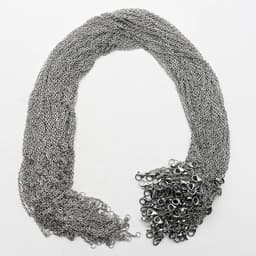 image-Fashion 1.5MM 2.0MM 45cm 60cm 70cm stainless steel or black Wax rope lobster clasp necklace lanyard Jewelry pendant cords 100pc