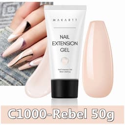 image-Makartt Poly Nail Extension Gel 30ML / 50ML Pink Clear White Blue Nail Gel Trendy Nail Art Design French Manicure For Starters