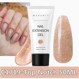 image-Makartt Poly Nail Extension Gel 30ML / 50ML Pink Clear White Blue Nail Gel Trendy Nail Art Design French Manicure For Starters