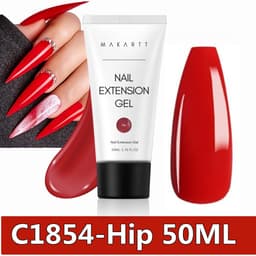 image-Makartt Poly Nail Extension Gel 30ML / 50ML Pink Clear White Blue Nail Gel Trendy Nail Art Design French Manicure For Starters