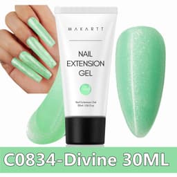 image-Makartt Poly Nail Extension Gel 30ML / 50ML Pink Clear White Blue Nail Gel Trendy Nail Art Design French Manicure For Starters