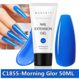 image-Makartt Poly Nail Extension Gel 30ML / 50ML Pink Clear White Blue Nail Gel Trendy Nail Art Design French Manicure For Starters