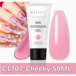 image-Makartt Poly Nail Extension Gel 30ML / 50ML Pink Clear White Blue Nail Gel Trendy Nail Art Design French Manicure For Starters