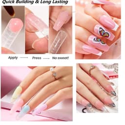 image-Makartt Poly Nail Extension Gel 30ML / 50ML Pink Clear White Blue Nail Gel Trendy Nail Art Design French Manicure For Starters